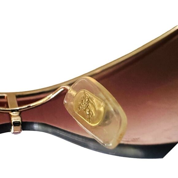 BURBERRY Shield Sunglasses B3043 Plaid Designer Luxury Sunglasses Serial Number main image 7